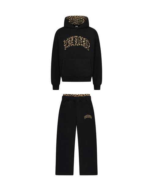 BLACK LEOPARD TRACKSUIT