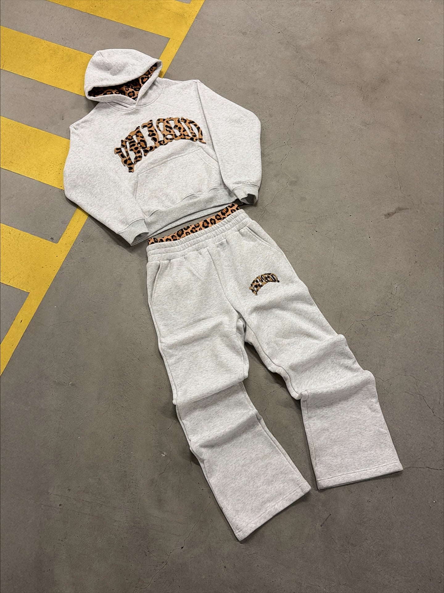 WHITE LEOPARD TRACKSUIT