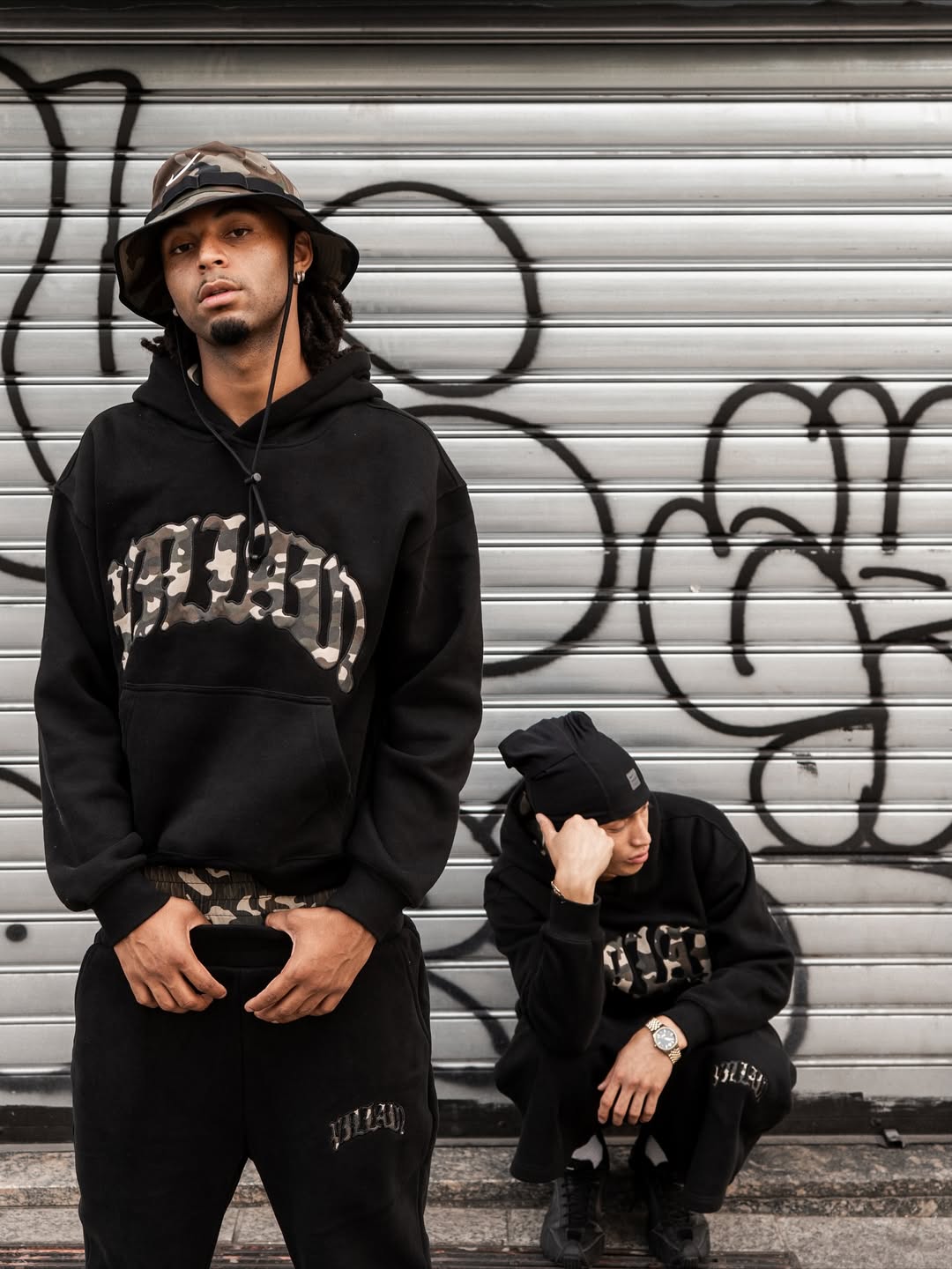 BLACK CAMO TRACKSUIT